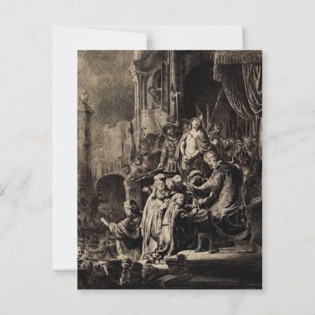 Carte Jésus Christ avant Pilate (Devant)