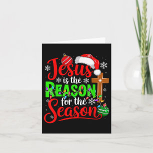 Carte Jésus Costume Fier Raison De La Saison Noël Sa