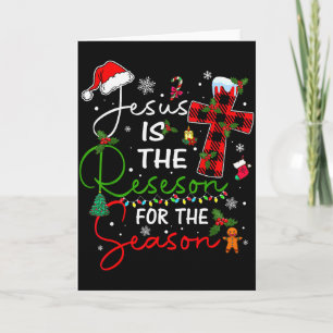 Carte Jésus Est La Raison De La Saison De Noël Xmas