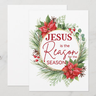 Carte Jésus est la raison de la saison Noël