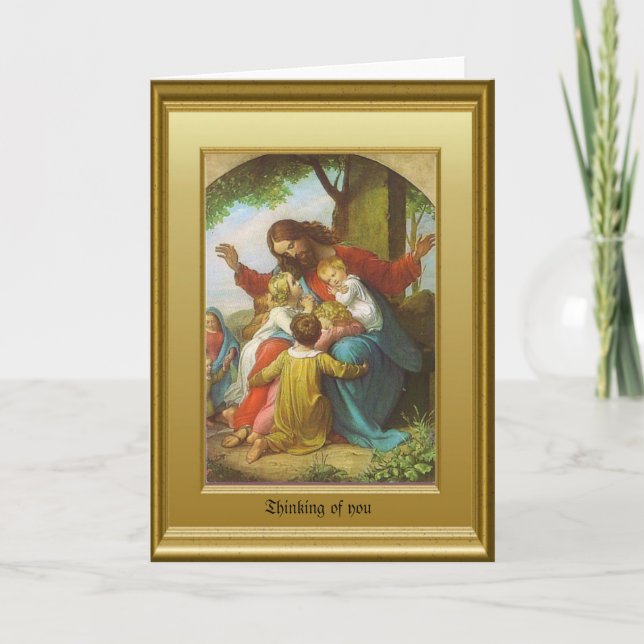 Carte Jésus et les enfants (Devant)