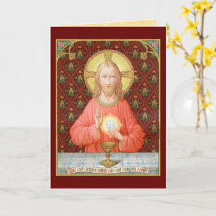 Carte Jésus Instituant la Sainte Communion (SAU 045)