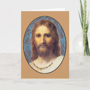 Carte Jésus je suis la lumière des produits du monde