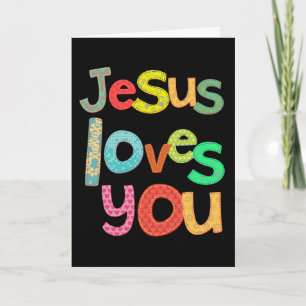 Carte Jésus vous aime