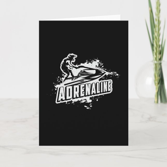 Carte Jet Ski Adrenaline Jet Ski Sports nautiques Jetski (Devant)