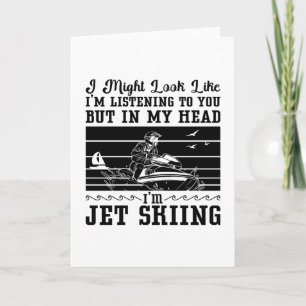 Carte Jet Ski Je Pourrais Voir Eau Sport Jetski Jet Ski