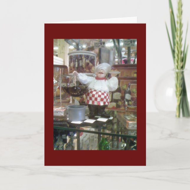 CARTE "JETEZ NOËL" À **MON CHEF PRÉFÉRÉ** (Devant)