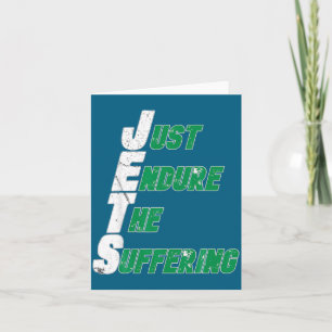 Carte Jets drôles endurent simplement le football souffr
