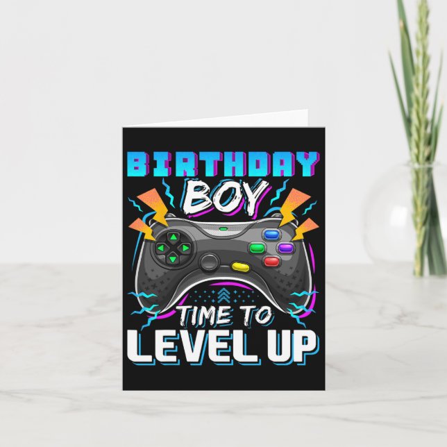 Carte Jeu d'Anniversaire Jeu d'Anniversaire Joueur 10 (Devant)