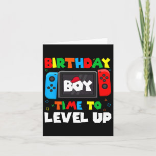 Carte Jeu d'Anniversaire Jeu d'Anniversaire Joueur 4