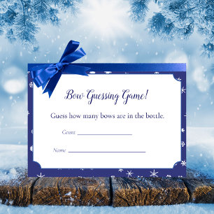 Carte Jeu de Baby shower du nombre d'ours polaires