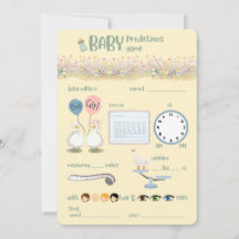 Jeu de baby shower pour bébé oie / oie maman