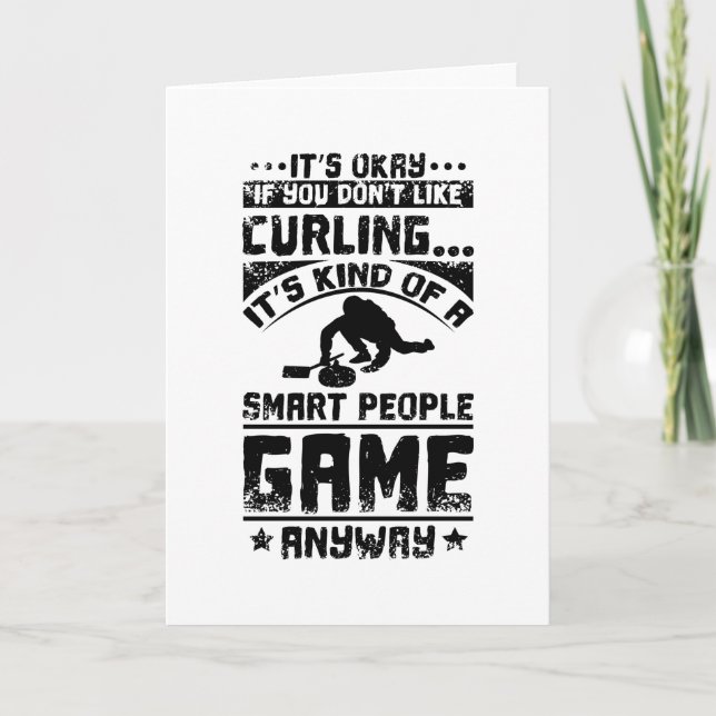 Carte Jeu de curling (Devant)