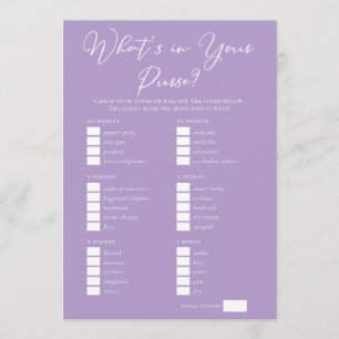 Carte Jeu de Salle de Bain Mariage Fleurs de Lilas Viole