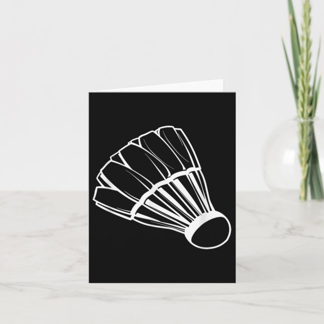 Carte Jeu de Volant de badminton Sports intérieurs (Devant)