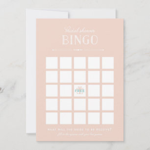Carte Jeu Fête des mariées - Bingo