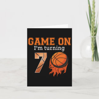 Carte Jeu-on I'm Turning 7 Bysketbyll 7th Birthday Boy