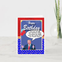 JEUDI D'ANNIVERSAIRE TRUMP (PERSONNALISER)