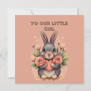 Carte Jeune fille Valentine