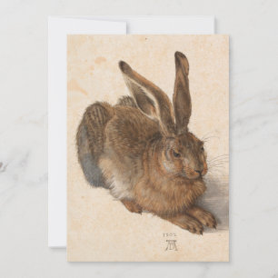 Carte Jeune lièvre Albrecht Dürer