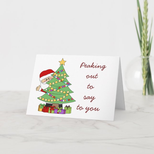 CARTE JEUNE NOËL/HEUREUSE NOUVELLE ANNÉE (Devant)