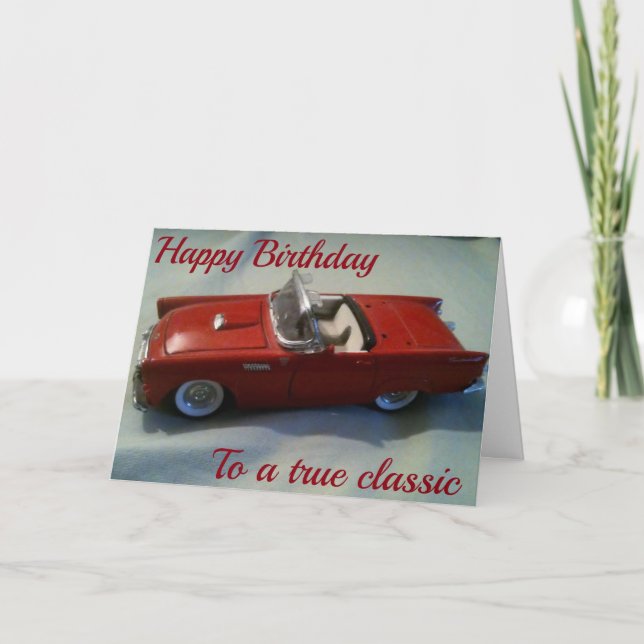 CARTE JEUX ANNIVERSAIRE À UN ***VRAI CLASSIQUE*** (Devant)