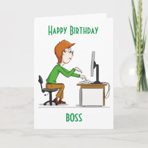 CARTE JEUX ANNIVERSAIRE ***BOSS***