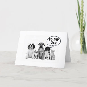 CARTE JEUX ANNIVERSAIRE **MON VÉTÉRINAIRE** ET AMI !