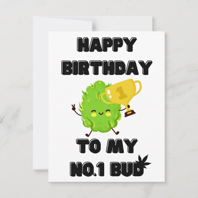 CARTE JEUX ANNIVERSAIRE NO.1 BUD! (Devant)