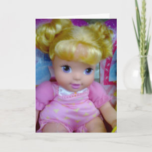 CARTE JEUX BABYDOLL D'ANNIVERSAIRE