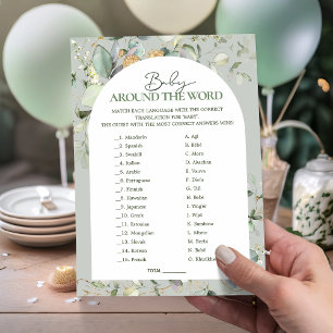 Carte Jeux Botaniques Eucalyptus Baby autour du monde