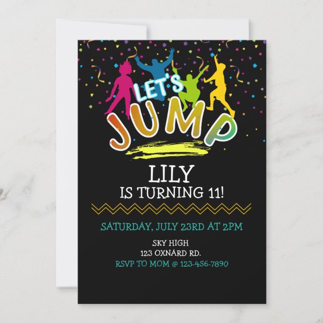 Carte JEUX D'ANNIVERSAIRE, ANNIVERSAIRE DE ENFANT, Tramp (Devant)