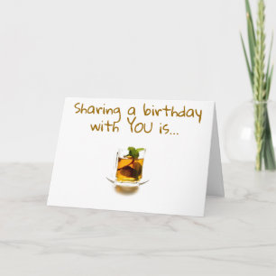 CARTE **JEUX D'ANNIVERSAIRE DE PARTAGE** EST MA TASSE DE