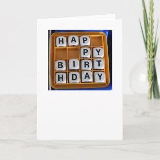 Carte Jeux de mots : Joyeux anniversaire
