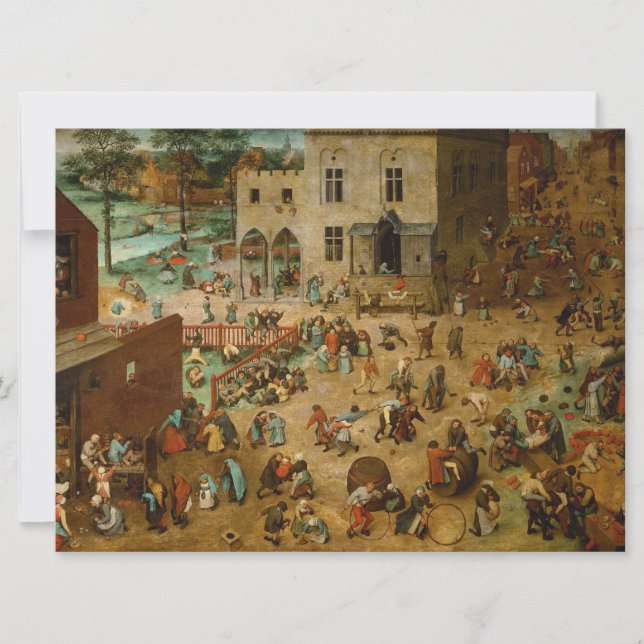 Carte Jeux pour enfants (Pieter Bruegel l'Ancien) (Devant)