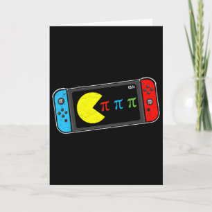 Carte Jeux Vidéo Pi Day Joueur Prof de Maths Enfants Gar