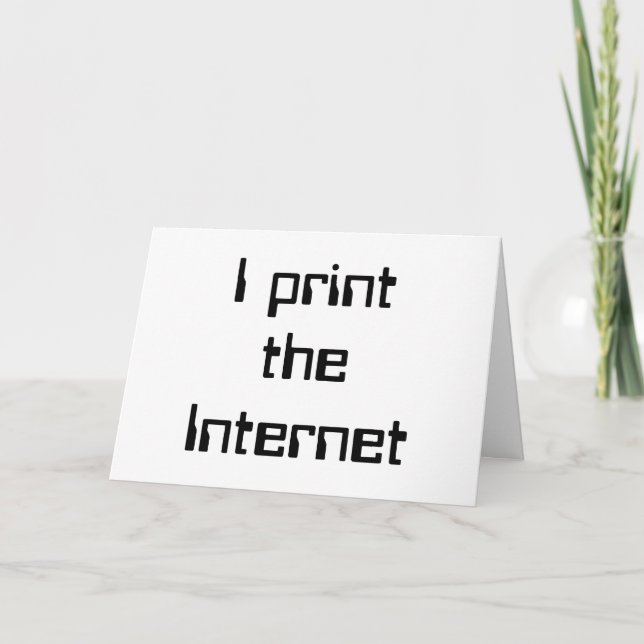 Carte J'imprime Internet (Devant)
