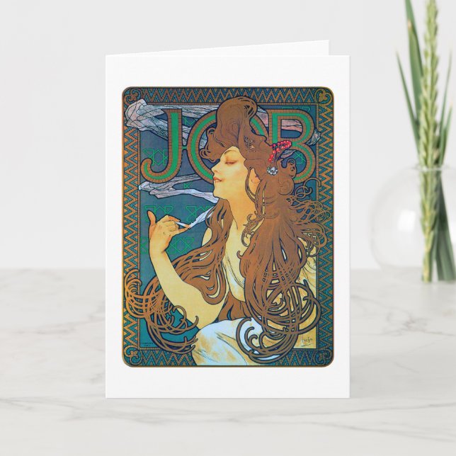 Carte JOB, Mucha (Devant)