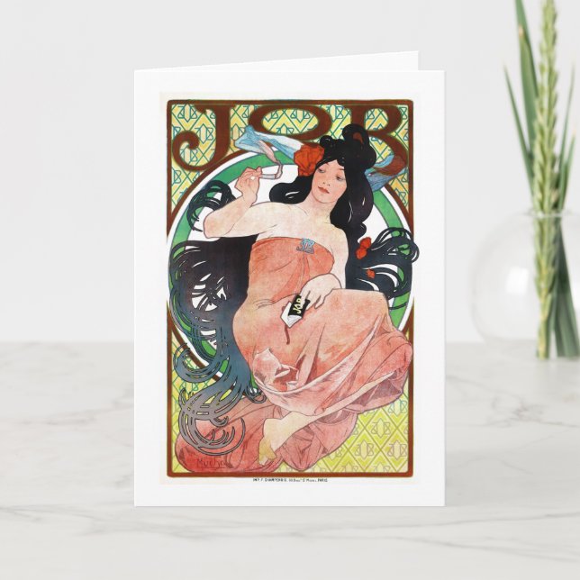 Carte JOB, Mucha (Devant)