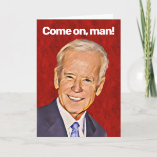Carte Joe Biden Anniversaire Game Show Hôte