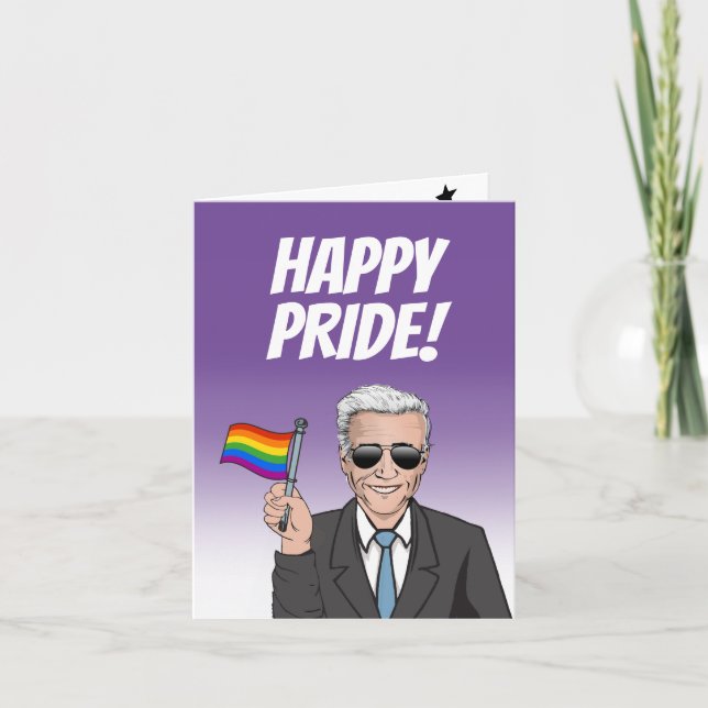 Carte Joe Biden Salutation (Devant)