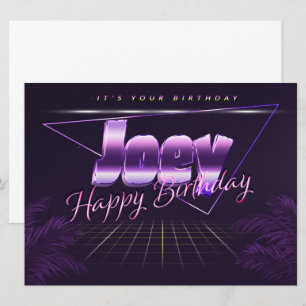 Carte Joey Prénom