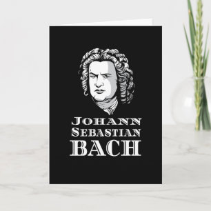 Carte Johann Sebastian Bach Portrait