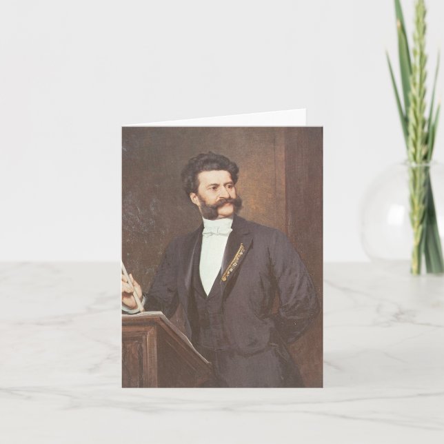 Carte Johann Strauss II - Compositeur (Devant)