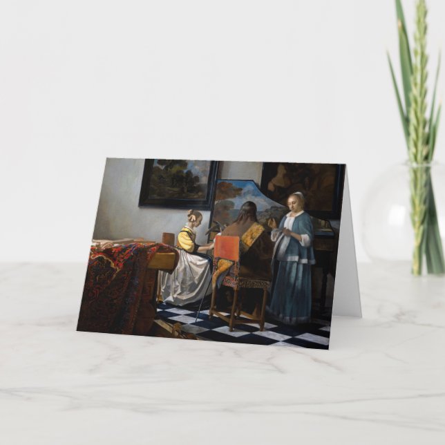 Carte Johannes Vermeer - Le Concert (Devant)