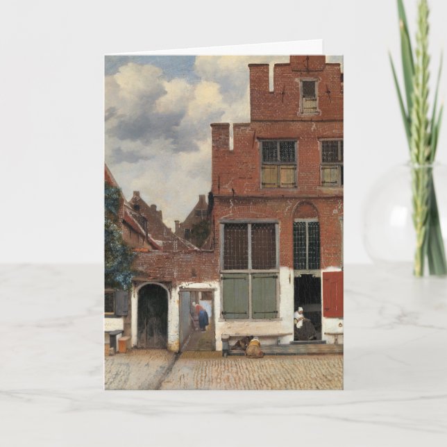 Carte Johannes Vermeer - Little Street (Devant)