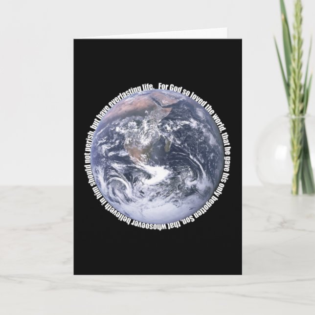 Carte John 3:16 (Devant)