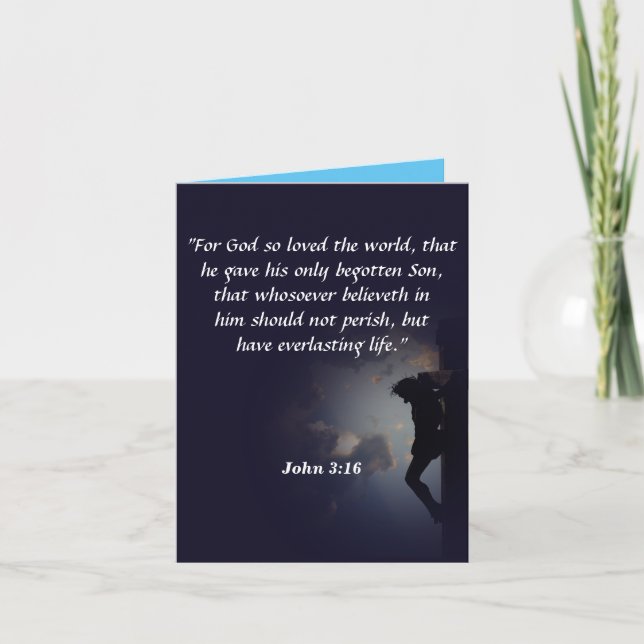 Carte John 3:16 (Devant)