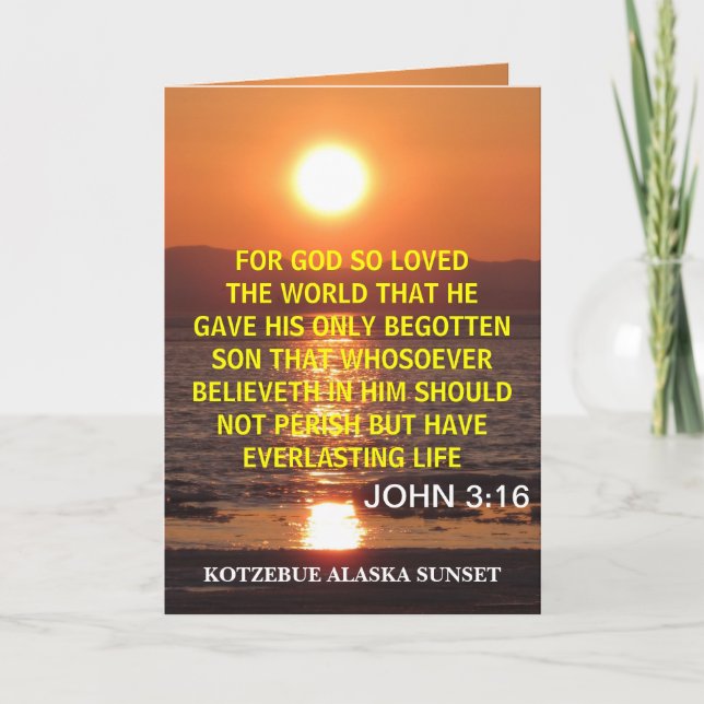 CARTE JOHN 3 16 (Devant)