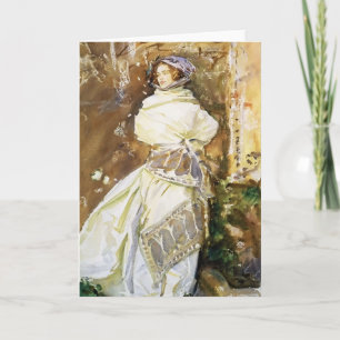 Carte John Singer Sargent : Le châle de cachemire